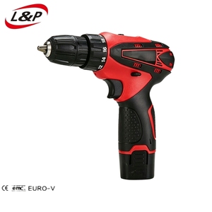 Perceuse-visseuse sans fil L&P 12V haute puissance à double usage, perceuse à main rechargeable avec jeu de tournevis - Product Image 1