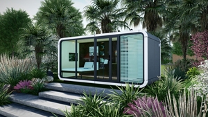 Edificio de lujo alemán Prefab Home Space Capsule House Patio trasero Oficina Pods Apple Cabin House 20ft 30ft 40ft Tamaño - Product Image 5