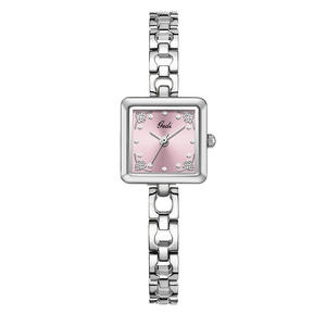 Reloj de pulsera para mujer estilo vintage, esfera cuadrada pequeña, estilo vintage nicho y sofisticado, pequeño reloj plateado - Product Image 5