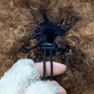 8 pulgadas <span class=keywords><strong>Afro</strong></span> Puff cordón Cola de Caballo rizado moño <span class=keywords><strong>pelo</strong></span> sintético extensiones cortas postizos Updo <span class=keywords><strong>pelo</strong></span> <span class=keywords><strong>para</strong></span> mujeres negras <span class=keywords><strong>niñas</strong></span> - Product Image 5