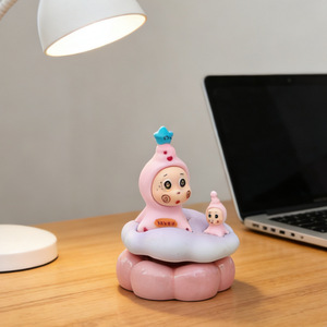 Adorno de Resina de Bebés Estrella Giratorios, <span class=keywords><strong>Famosos</strong></span> en Internet, de la Serie Cloud Twin Star, Pequeños, para Venta Ambulante y Múltiples Ocasiones - Product Image 3
