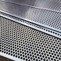 La poudre décorative a enduit la feuille perforée en métal/a galvanisé les feuilles perforées de trou micro d'acier inoxydable pour des revêtements de construction