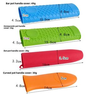 Funda de silicona multiestilo para mango de olla, resistente al calor, antideslizante, para sartén de hierro fundido, wok y utensilios de cocina - Product Image 3