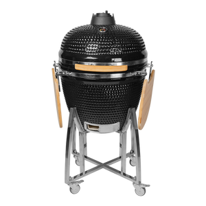 Barbecue au charbon de bois AUPLEX 23 pouces <span class=keywords><strong>en</strong></span> céramique, design réglable pour cuisine extérieure avec housse de protection et pierre à pizza - Product Image 1