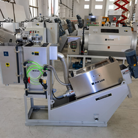 Presse à vis pour la déshydratation des boues, machine de traitement des boues pour usine de lavage de sable, déshydrateur automatique en acier inoxydable 304