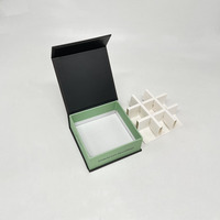 kundendefinierte starre geschenkverpackungsbox für trüffel bonbon süßigkeiten keks schokolade in lebensmittelqualität luxus mit papierteiler
