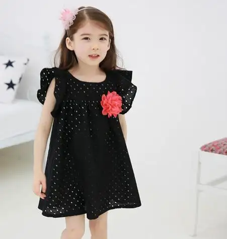 2016 Latest Frocks Designs Deer Print American Dresses For Kids