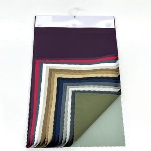 CHINE Fabrication T400 Poka COTTON Sergé 100% <span class=keywords><strong>Polyester</strong></span> Mécanique Tissu Extensible pour VESTE 15OGSM - Product Image 6