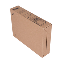 Boîtes en carton ondulé haut de gamme sur mesure avec poignées renforcées et finition brillante pour ordinateurs portables, tablettes et plaques à induction