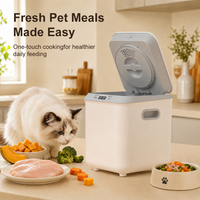 Cuisinière intelligente pour aliments pour animaux de compagnie 2,5 L, machine automatique pour la préparation d'aliments pour animaux de compagnie, autonettoyante, silencieuse, pour la préparation de nourriture maison pour chiens et chats