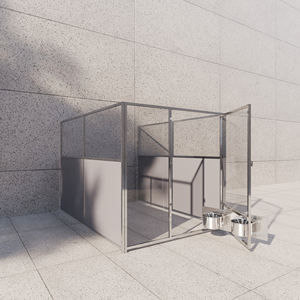 Çin Fabrikası Sıcak Satış Yeni Tasarım Çevre Dostu Ağır Hizmet Tipi Lüks Büyük Köpek Kulübesi 304 Paslanmaz Çelik Özelleştirilebilir Boyut - Product Image 3