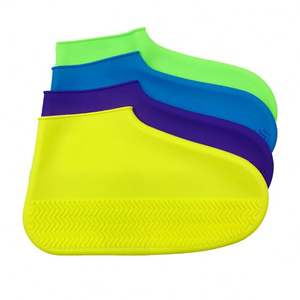 Botas de Lluvia de Silicona, Zapatos Impermeables Antideslizantes, Cubrezapatos Resistentes al Agua, Protectores de Zapatos de Lluvia de Goma de Silicona - Product Image 2