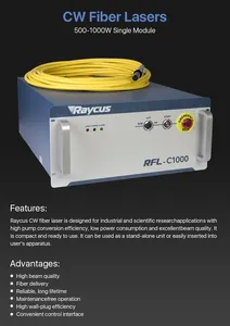 Raycus sumber Laser serat Laser, bagian peralatan las Laser 1000w 1500w 2000w sumber Laser Raycus