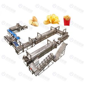 Nouvelle conception de machine de transformation des fruits et légumes à haute productivité, automatique, pour la lavage, la friture, la congélation et l'emballage des frites de pommes de terre - Product Image 6