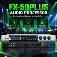 Processeur audio professionnel avec entrée optique Bluetooth, réverbération, écho, contrôle du micro pour karaoké et studio à domicile