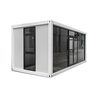 Maison préfabriquée moderne bon marché, maison préfabriquée pliable de 3 chambres à coucher, petite maison préfabriquée facile à assembler
