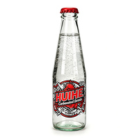 Bouteille en verre transparent de qualité alimentaire de 300 ml pour boissons gazeuses et jus, avec bouchon couronne – Meilleure vente à prix promotionnel