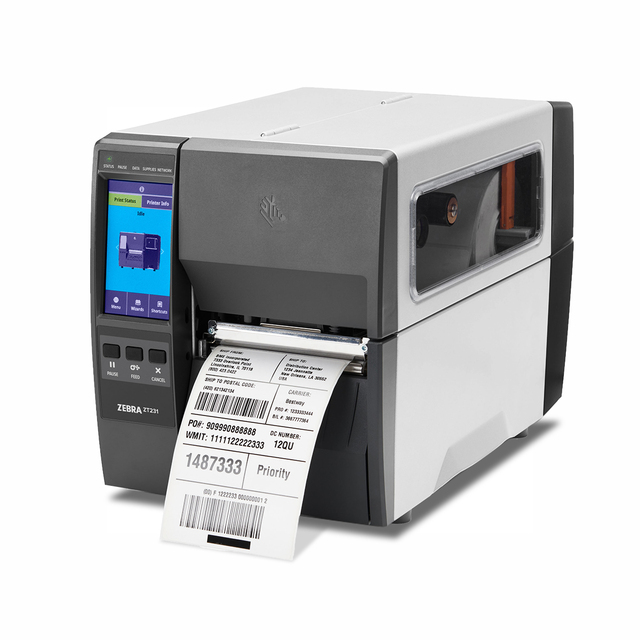 ZEBRA ZT211 ZT231 ZT200 Industrial Barcode Printer 4-inch Thermal Label Shipping Direct Transfer Printer