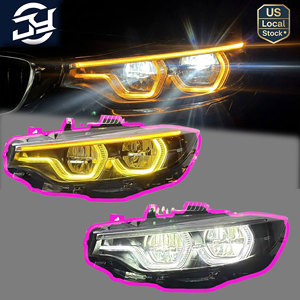 ไฟหน้า JY LED F32 สำหรับรถยนต์ซีรีส์ 4 รุ่น F36 F82 F80 แบบใหม่ LCI V2 พร้อมไฟเลี้ยวและอุปกรณ์เสริม ไฟหน้า LED - Product Image 1