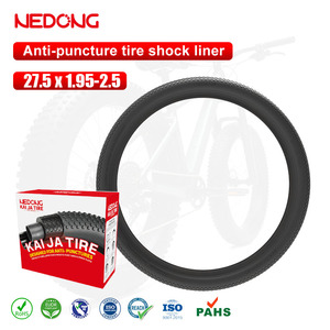 NEDONG - Forro de Neumático Antipinchazos de 27.5x1.95-2.5, Forro de 27 Pulgadas 50-559 Tipo Antipinchazos Plegable para Bicicletas Eléctricas y <span class=keywords><strong>MTB</strong></span> - Product Image 1