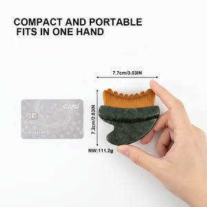 <span class=keywords><strong>Brosse</strong></span> faciale manuelle de drainage lymphatique en jade, hypoallergénique, ergonomique, pour le nettoyage et le modelage du <span class=keywords><strong>visage</strong></span> - Product Image 5