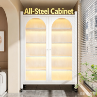 Armoire de rangement pliable multifonctionnelle en acier, résistante à la rouille, pour hôtel, maison, bureau - Vente en gros