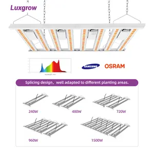 Barra de cultivo para plantas de interior, luz LED de espectro completo hidropónico Samsung de 720w, 1200w, 700w, 1500w, 650w, 800w, 240w, 600w, regulable, 1000w