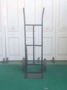 Chariot à main en métal pliable promu en usine chariot de camion outils de roue en caoutchouc solide entrepôt de transport utiliser des caddies - Product Image 5