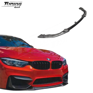 Divisor Delantero de Fibra de Carbono Estilo <span class=keywords><strong>CS</strong></span> para BMW M3 M4 F80 F82, Kit de Conversión y Mejora - Product Image 1