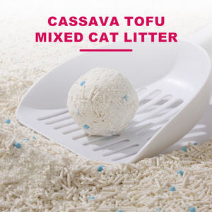 ทราย<span class=keywords><strong>แมว</strong></span>จากมันสำปะหลังเกรดอาหาร ปลอดภัย เป็นมิตรต่อสิ่งแวดล้อม จับตัวเป็นก้อนเร็ว แข็งแรง <span class=keywords><strong>ราคา</strong></span>ถูก ขายส่งแบบไวท์เลเบล - Product Image 1