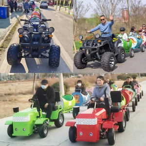 Hot Sale Battery <strong>Train</strong> Rides for Amusement Park on Trackless <strong>Outdoor</strong> Children's Electric Oil Drum <strong>Train</strong> Factory Can Custom logo - Product Image 3