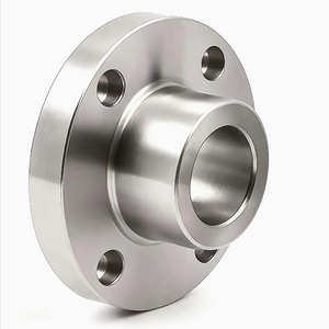 Stainless Steel <b>Flange</b> CNC Machined With 8 <b>Bolt</b> Holes And Central Opening For Industrial Applications - Product Image 4