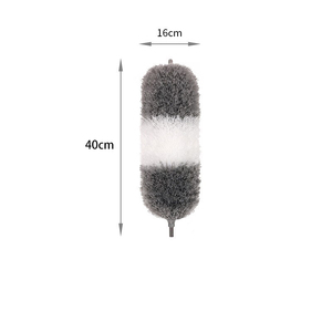 Balai à poussière pour la maison, rallonge pour balai à poussière, plume longue et flexible <span class=keywords><strong>lavable</strong></span> en <span class=keywords><strong>microfibre</strong></span> pour nettoyer les ventilateurs de plafond hauts - Product Image 5