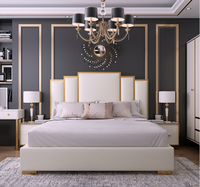 Lit de luxe moderne pour la maison, taille Queen, vente chaude 2026