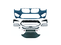 Kit carrosserie de haute qualité pour pare-chocs de voiture BMW X3 G01 2018-2021, mise à niveau vers X3M avec pare-chocs avant et calandre, kits avant complets