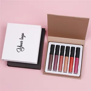 Batom fosco Long Lasting Non-Stick Cup Personalizar kit Lip Gloss com o seu logotipo Velvet Matte Color Lipgloss fornecedor