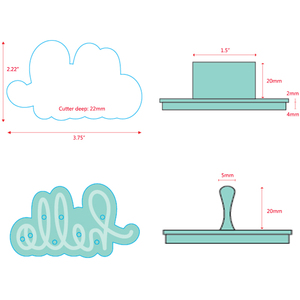 Emporte-pièces Sweet Sugerbelle, ensemble de tampons et de découpeurs, <span class=keywords><strong>mots</strong></span>, emporte-pièces pour fondant, pâte à biscuits, moule à biscuits pour glaçage royal - Product Image 4