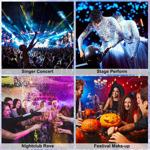 Maquillage scintillant holographique effet sirène, peinture à paillettes brillante pour le corps, les cheveux et le <span class=keywords><strong>visage</strong></span> - Product Image 6