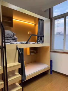 Kapsel bett Gästehaus Schlafzimmer Thema Hotel Doppelbett Teenager Zimmer Bett Universität Schlafsaal Bett Hotel Schlafzimmer Set Großhandel - Product Image 3