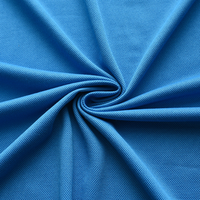 Tissu tricoté en maille piquée 210 g/m² 82 % polyester 18 % coton, séchage rapide, antistatique, évacuation de l'humidité, certifié OEKO-TEX, doublure pour filles