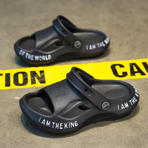 รองเท้าเด็ก ระบายอากาศได้ดี สไตล์เกาหลี สีพื้น หัวกลม พื้นรองเท้าและวัสดุส่วนบนทำจากอีวีเอ เหมาะสำหรับฤดูร้อน - Product Image 4