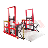 Plateforme élévatrice hydraulique 2 tonnes 3 tonnes en acier au carbone, plateforme de déchargement hydraulique mobile pour conteneurs, utilisation mobile