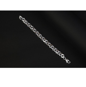สร้อยข้อมือเงินแท้ 64% ดีไซน์เรียบหรูสำหรับทุกเพศ พร้อมเคลือบโรเดียม SATVA SILVER สไตล์ร่วมสมัย - Product Image 4
