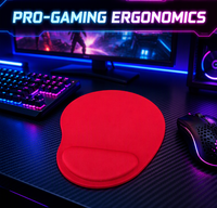 Tapis de souris esthétique moderne en EVA - Support ergonomique et surface de précision lisse pour les professionnels créatifs et l'utilisation au bureau