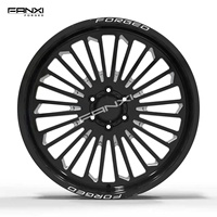 Jantes FANXI noires brillantes forgées 20x10 6x139.7 22x12 24x12 24x14 8x6.5 pour Chevrolet 2500HD 26x14 26x16 8x170 8 trous pour Ford F250