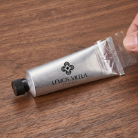 Autocollants de transfert UV DTF sur mesure pour tubes cosmétiques en aluminium, logo personnalisé, spa, salon, hôtel, cadeau d'entreprise, imperméables