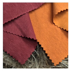 22019-Nouveau développé 49% coton biologique 21% <span class=keywords><strong>chanvre</strong></span> 30% SORONA tissu Jersey simple tissu fonction - Product Image 2