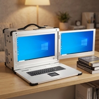 Rugged 17.3 Inch Dual Screen Business Laptop I5 I7 I9 Core 1TB Hard Drive for Industrial Manufacturing Field Work
