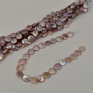 Perlas Barrocas Naturales de Agua Dulce de 15-16 mm, Fuertes, para DIY, Accesorios para Collares, Perlas Sueltas Blancas y Rosas - Product Image 3