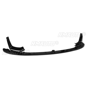 สำหรับ BMW F80 M3 F82 F83 M4 ปี 2015-2020 ชุดแต่งดิฟฟิวเซอร์หลังสีดำเงา/ลายคาร์บอนไฟเบอร์+สปอยเลอร์กันชนหน้าแบบใบมีด - Product Image 5